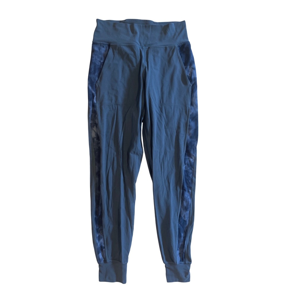 Lululemon Align Jogger Track Stripe‎ Tie Dye Side Panel Graphite Gray Size 6